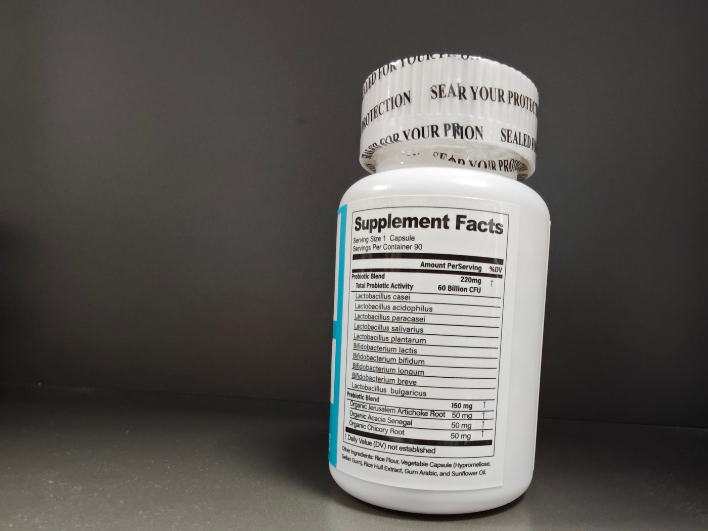 BSYS 60 Billion CFU Probiotic Capsules  Acid-Resistant Stomach-Resistant