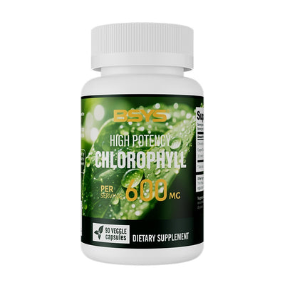 BSYS Chlorophyll Capsules Fat Metabolism Support Aid