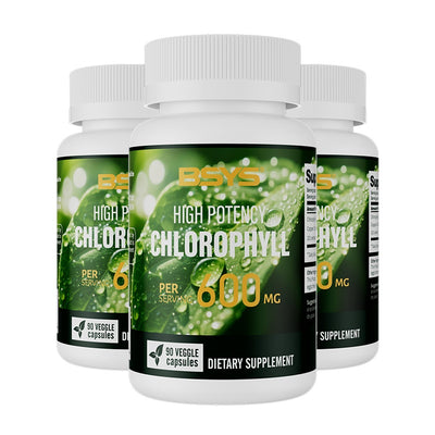 BSYS Chlorophyll Capsules Fat Metabolism Support Aid