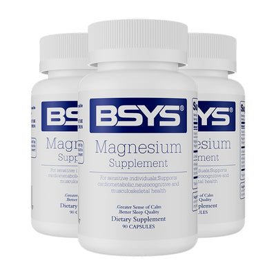 BSYS Magnesium Supplements Sleep & Anxiety Relief Aid