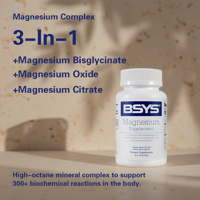 BSYS Magnesium Supplements Sleep & Anxiety Relief Aid
