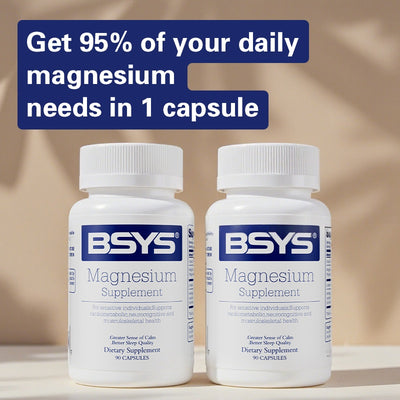 BSYS Magnesium Supplements Sleep & Anxiety Relief Aid