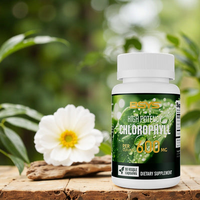 BSYS Chlorophyll Capsules Fat Metabolism Support Aid
