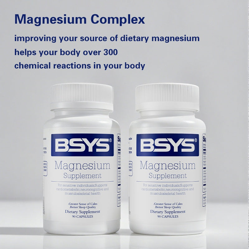 BSYS Magnesium Supplements Sleep & Anxiety Relief Aid