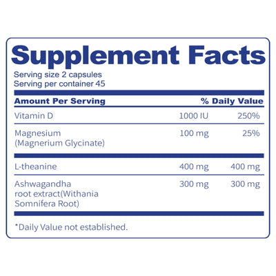 BSYS Magnesium Supplements Sleep & Anxiety Relief Aid