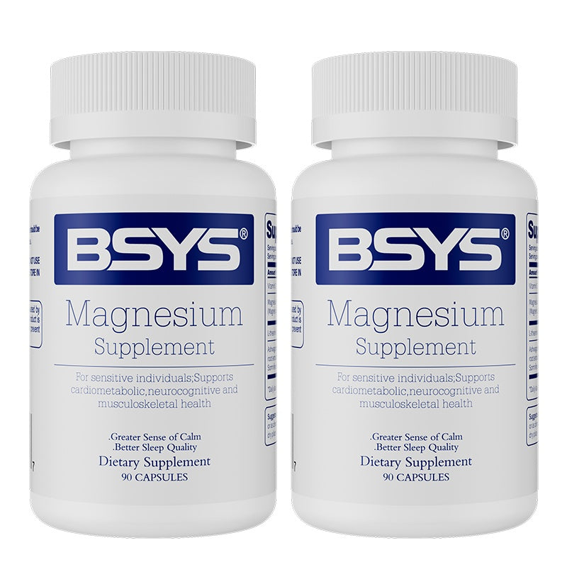 BSYS Magnesium Supplements Sleep & Anxiety Relief Aid