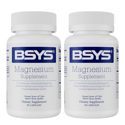 BSYS Magnesium Supplements Sleep & Anxiety Relief Aid