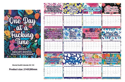 Mental Health Color Calendar Fashion