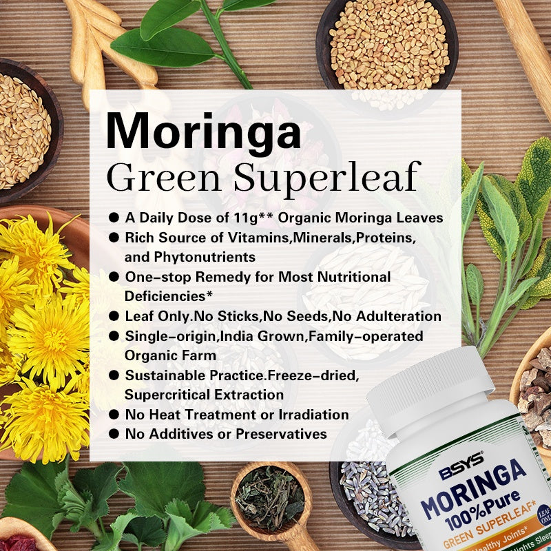 BSYS Moringa Capsules  Antioxidant & Anti-Inflammatory Support